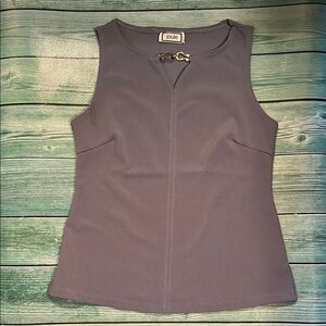 Women's Periwinkle Sleeveless Top